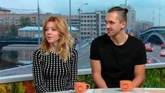 Юлианна Караулова и Максим Траньков о шоу «Ледниковый период» в эфире программы «Доброе утро». Фрагмент выпуска от 21.10.2016
