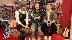 «Нужно работать дальше, даже если тебя выгнали из тройки». Дарья Волосевич, Захар Усенко. Интервью после Поединка. Голос.Дети-5