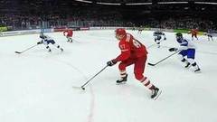 Третья шайба сборной России. Сборная России — сборная Словакии. Чемпионат мира по хоккею 2018
