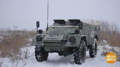 Блондинка за рулем бронемашины. Доброе утро. Фрагмент выпуска от 21.02.2019