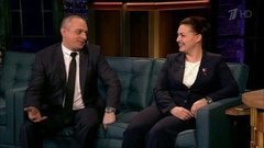 Елена и Марк Серовы. Вечерний Ургант. Фрагмент выпуска от 12.04.2016