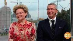 Елена Малышева и Дмитрий Шубин о проекте «Жить здорово!» в эфире программы «Доброе утро» от 02.10.2017