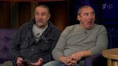 Актеры Леонид Ярмольник и Николай Фоменко. Вечерний Ургант. Фрагмент выпуска от 05.10.2015