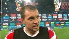 Артем Дзюба: «Самое главное — мы победили. Гуляй, Россия!». Чемпионат мира по футболу FIFA 2018 в России™