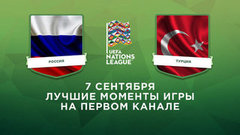 Россия — Турция. Лига наций UEFA. Лучшие моменты