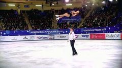 Короткая программа. Пары. Чемпионат России по фигурному катанию 2019