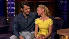 Олимпийские чемпионы в парном фигурном катании Максим Траньков и Татьяна Волосожар. Вечерний Ургант. Фрагмент выпуска от 16.09.2015