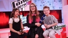 «Полина, я на тебе женюсь и точка!» Юрий Максименков и Полина Дмитренко. Интервью после Поединка. Голос.Дети-4