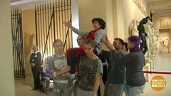 «Инклюзивный фестиваль» в Пушкинском музее. Доброе утро. Фрагмент выпуска от 26.09.2017
