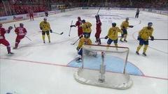 Вторая шайба сборной России. Сборная России — сборная Швеции. Кубок Первого канала по хоккею 2017