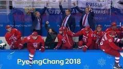 Все шайбы сборной России в финале. Россия — Германия. Мужчины. Финал. Хоккей. XXIII Олимпийские зимние игры