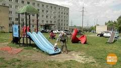 Детская площадка. Игра на выживание. Доброе утро. Фрагмент выпуска от 01.06.2018