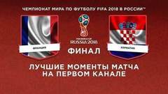 Сборная Франции — сборная Хорватии. Финал. Лучшие моменты. Чемпионат мира по футболу FIFA 2018 в России™