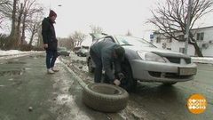 Снег сходит… вместе с асфальтом. Доброе утро. Фрагмент выпуска от 21.02.2019