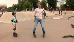 Учимся прыгать на роликах. Доброе утро. Фрагмент выпуска от 27.06.2016
