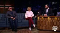 Иван Охлобыстин и Юлия Меньшова. Вечерний Ургант. 946 выпуск от 22.03.2018