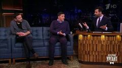 Сергей Пускепалис и Алексей Агранович. Вечерний Ургант. 953 выпуск от 09.04.2018