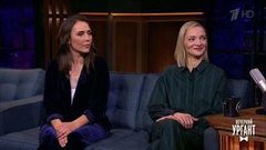 Актрисы Екатерина Вилкова и Елена Панова о сериале «Шифр». Вечерний Ургант. Фрагмент выпуска от 21.03.2019