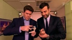 Денис Мацуев и Иван Ургант тренируют пальцы. Пролог. Вечерний Ургант. Фрагмент выпуска от 28.04.2016