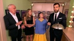 Чулпан Хаматова, Сергей Гармаш и Виктория Романенко принесли Ивану «легендарный» бутерброд. Пролог. Вечерний Ургант. Фрагмент выпуска от 17.05.2016
