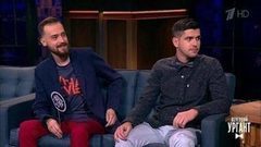 Руслан Усачев и Михаил Кшиштовский. Вечерний Ургант. Фрагмент выпуска от 23.05.2017