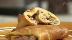 Рулет из омлета с колбасой. Контрольная закупка. Фрагмент выпуска от 06.11.2015