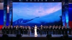 О. Газманов, А. Маршал, П. Гагарина, С. Волчков, А. Воробьева, Ансамбль ФСБ России — «Россия». Праздничный концерт ко Дню работника органов безопасности РФ. Фрагмент выпуска от 19.12.2015
