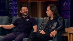 Актеры, шоумены Михаил Галустян и Александр Ревва. Вечерний Ургант. Фрагмент выпуска от 25.03.2016