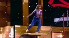 Елена Бережная. Опорный прыжок. Без страховки. Фрагмент выпуска от 07.05.2016