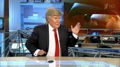 Дональд Трамп в программе «Время». МаксимМаксим. Фрагмент выпуска от 01.10.2016