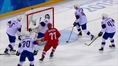Пятая шайба сборной России. Россия — Норвегия. Мужчины. Четвертьфинал. Хоккей. XXIII Олимпийские зимние игры