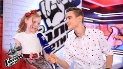 «С Бастой хочу спеть песню, которую написала моя мама». Анастасия Григорьева. Интервью после Слепого прослушивания. Голос.Дети-5