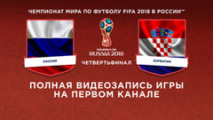 Сборная России — сборная Хорватии. Четвертьфинал. Чемпионат мира по футболу FIFA 2018 в России™