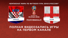Сборная Хорватии — Сборная Англии. Полуфинал. Чемпионат мира по футболу FIFA 2018 в России™