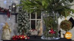 Ваза с новогодним декором. Доброе утро. Фрагмент выпуска от 07.12.2018