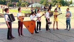 Шоу-оркестр «Русский стиль». Доброе утро. Фрагмент выпуска от 23.06.2016