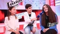 «Дмитрий Нагиев предложил станцевать под припев, здорово получилось!» Ай-Кыс Кыргыс, Валерия Соломыкина. Интервью после поединка. Голос.Дети-4