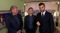 Иван Ургант, Роберт Земекис и Джозеф Гордон-Левитт посчитались и определили сегодняшнего ведущего. Пролог. Вечерний Ургант. Фрагмент выпуска от 09.10.2015