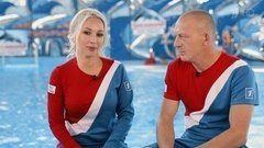 Лера Кудрявцева и Дмитрий Саутин. Танцевально-трюковой номер. Профайл. Вместе с дельфинами. Фрагмент выпуска от 17.10.2015