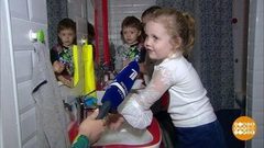 Учимся мыть руки. Доброе утро. Фрагмент выпуска от 15.02.2019