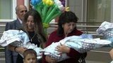 В Приморье из перинатального центра выписали домой маму и пятерых близнецов
