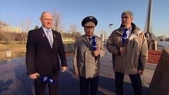 Виктор Горбатко, Сергей Крикалев и Олег Артемьев. Доброе утро. Фрагмент выпуска от 12.04.2016