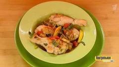 Курица, тушеная с оливками и лимоном. Контрольная закупка. Фрагмент выпуска от 12.03.2018