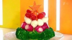 Съедобная елочка на праздничном столе. Жить здорово! Фрагмент выпуска от 29.12.2015