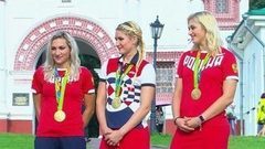 Полина Кузнецова, Владлена Бобровникова, Анна Сень. Доброе утро. Фрагмент выпуска от 24.08.2016