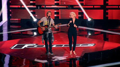 Полина Гагарина спела «Ain't Nobody» дуэтом с уличным музыкантом. Голос-5. Фрагмент выпуска от 09.09.2016