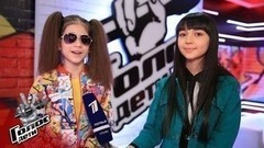 «Я именно к Валерию Меладзе и хотела!». Олеся Машейко. Интервью после Слепого прослушивания. Голос.Дети-5