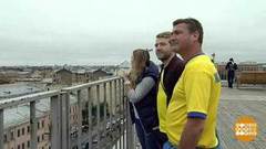 Питер. Болельщики на крышах. Доброе утро. Фрагмент выпуска от 03.07.2018