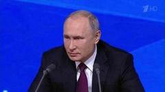 На большой пресс-конференции Владимир Путин ответил на вопросы российских и зарубежных СМИ. Толстой. Воскресенье. Фрагмент выпуска от 23.12.2018